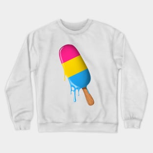 Pansexual Shirt Ice Cream Pansexual Flag LGBTQ Pansexual Crewneck Sweatshirt